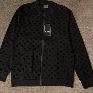 CASA MODA Monogram Zip Jacket 🖤🔥